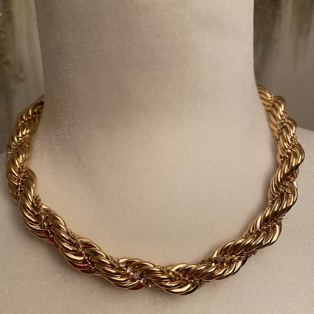 Fashion gold rope 80’s chain